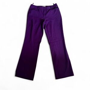 Calvin Klein woman’s plum bootcut stretchy dress office business trousers sz 6P
